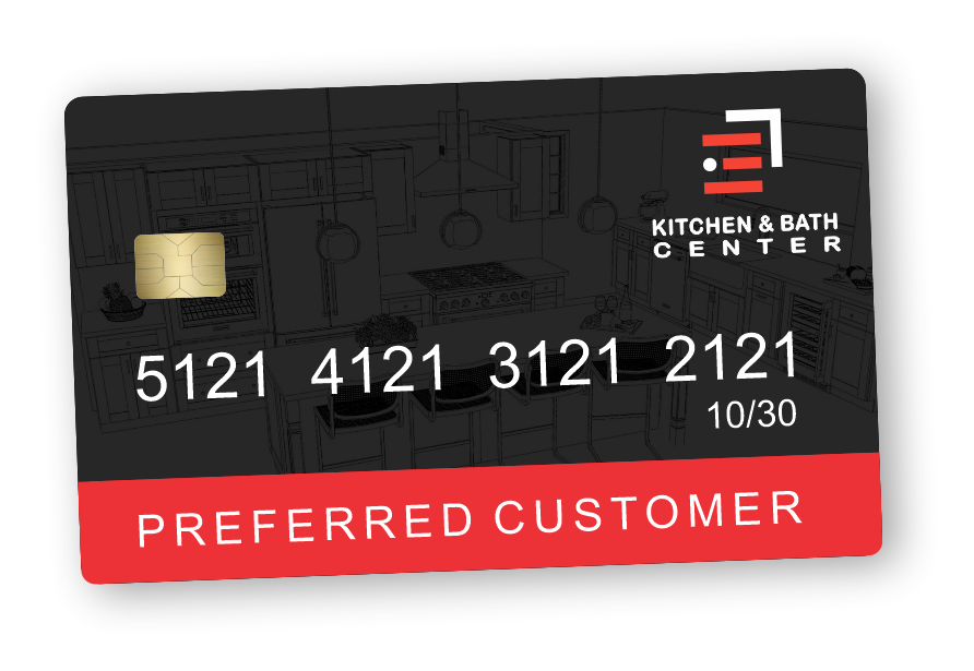 Kitchen and Bath Center Financing Card