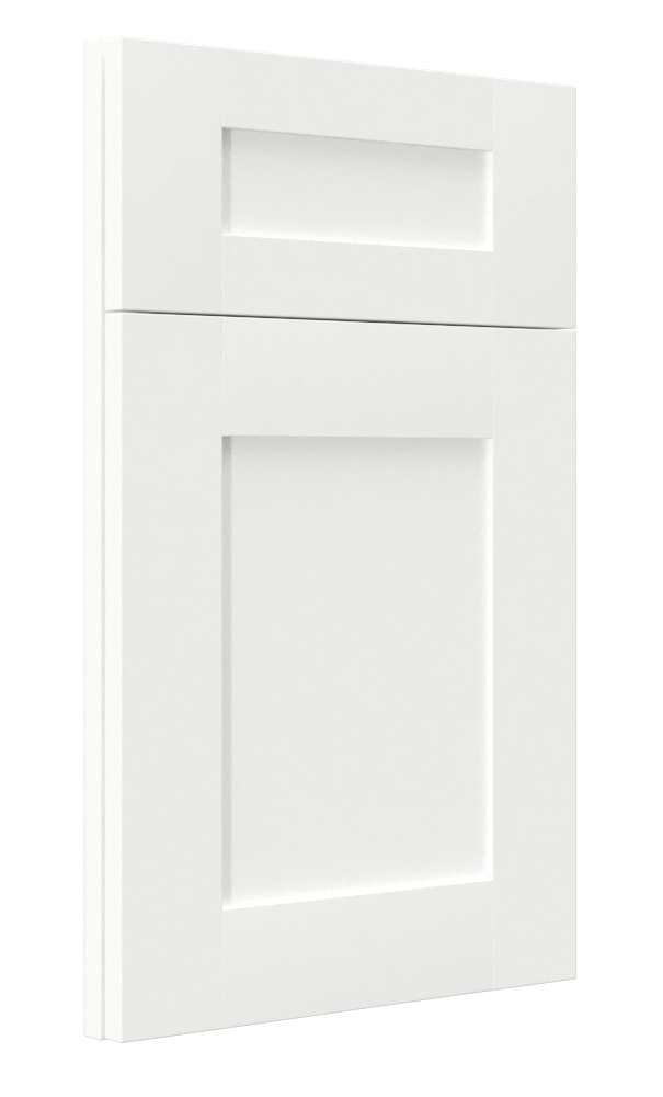 Fabuwood Tuscany cabinet door style in Blanco