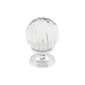 Clear Melon Crystal Knob