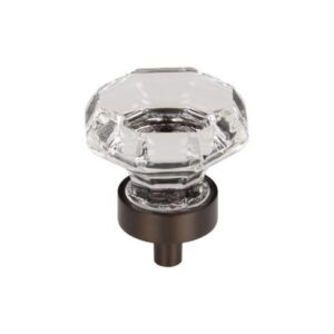 Clear Octagon Crystal Knob
