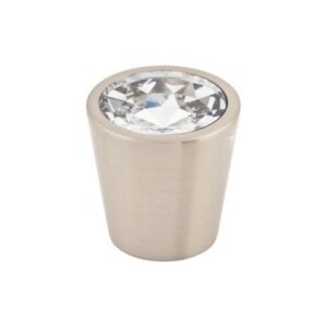 Clear Crystal Center Knob
