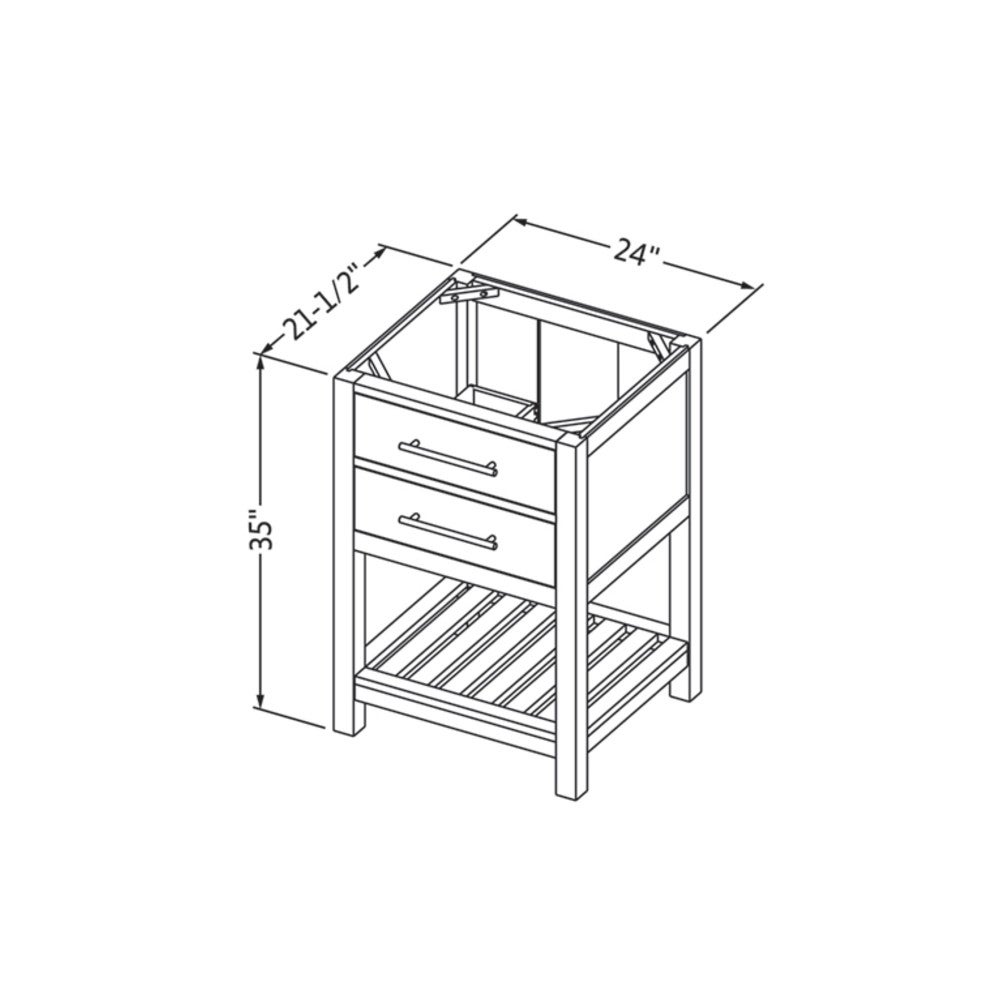 24" Wavecrest Vanity - Image 6