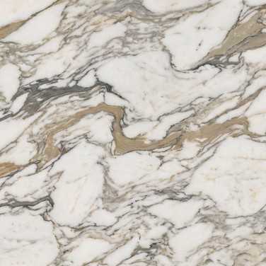 Arabescato Bronzetto Marble countertop — closeup view