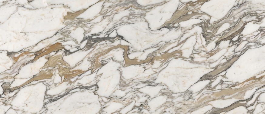 Arabescato Bronzetto Marble countertop — slab view