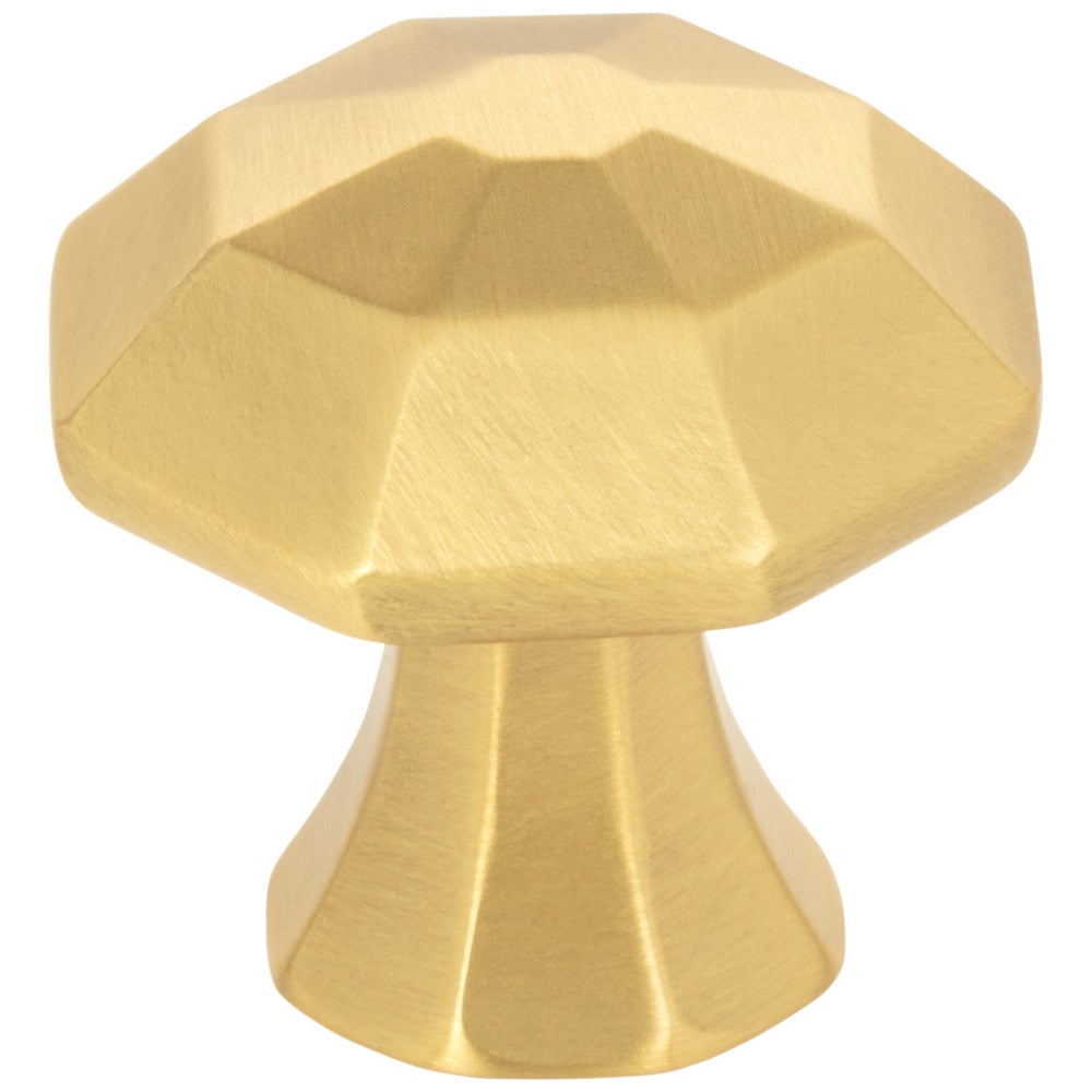 1-1/4" Overall Length Octagonal Wheeler Cabinet Knob - Image 3