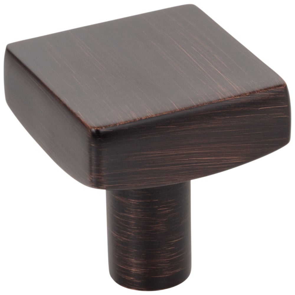 1-1/8" Overall Length Square Dominique Cabinet Knob - Image 2