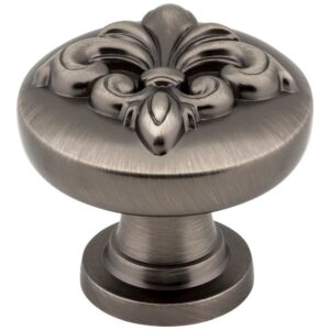 1-3/8" Diameter Fleur-de-lis Lafayette Cabinet Knob