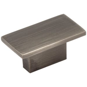 1-9/16" Overall Length (16 mm Center-to-Center) Rectangle Mirada Cabinet Knob