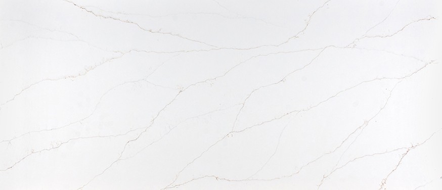 Delicato quartz countertop — slab view