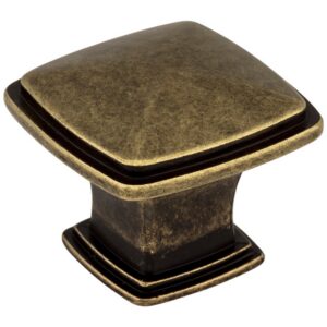 1-1/4" Overall Length Square Milan 1 Cabinet Knob