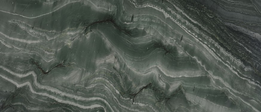 Green Maestro Quartzite countertop — slab view