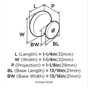 Stainless Steel Cabinet Knob