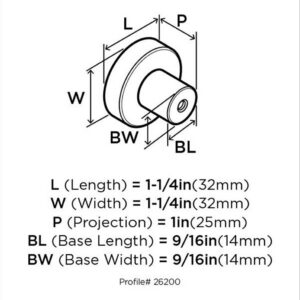 Stainless Steel Cabinet Knob