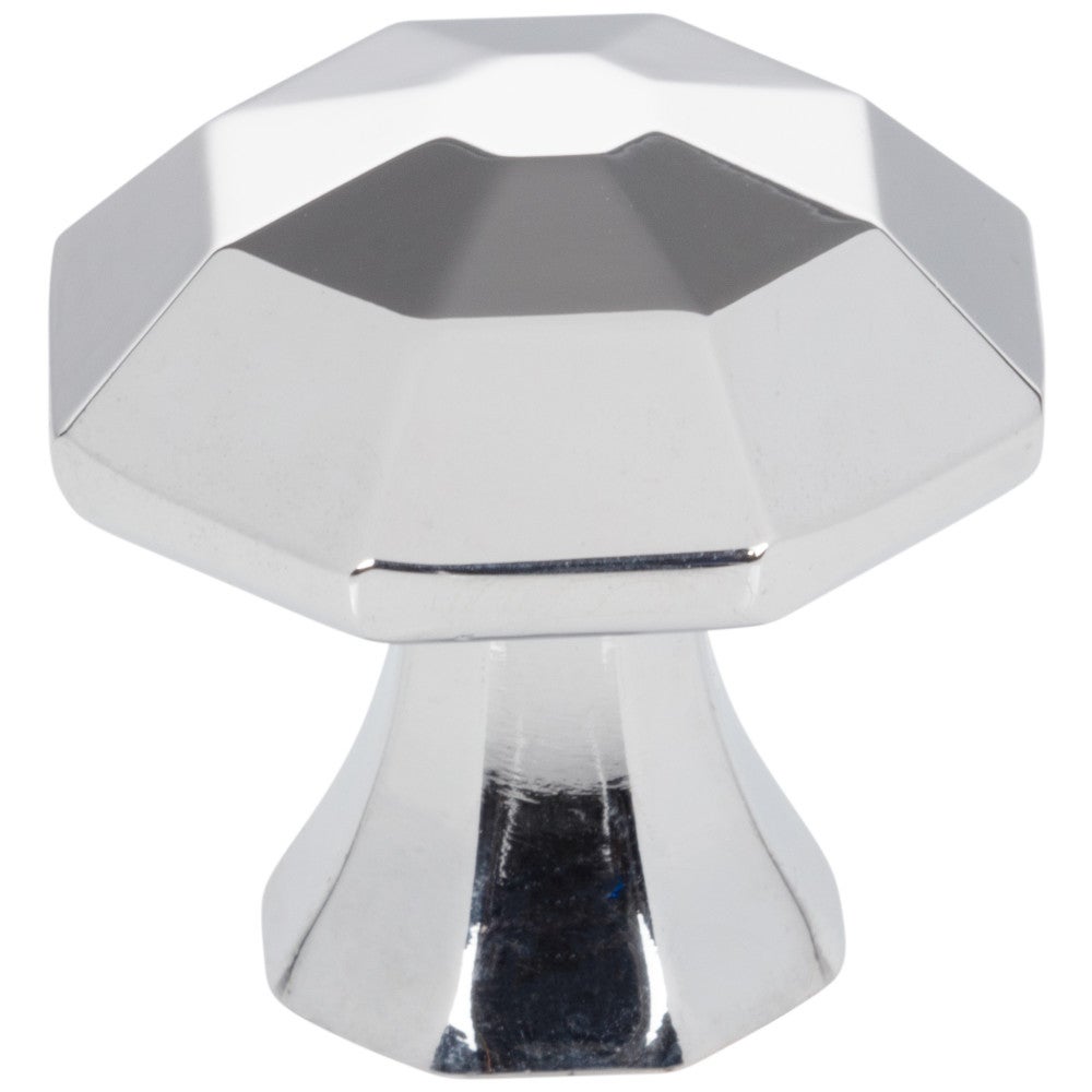 1-1/4" Overall Length Octagonal Wheeler Cabinet Knob - Image 2