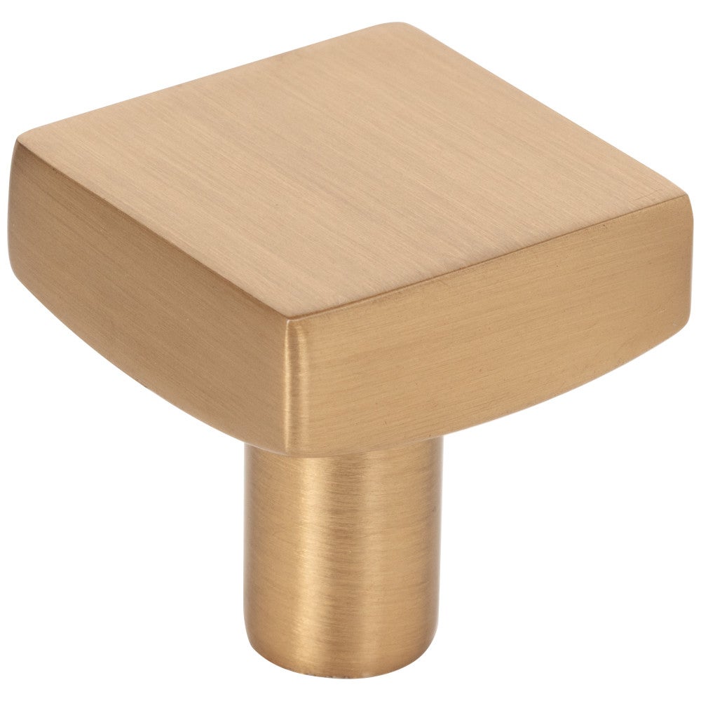 1-1/8" Overall Length Square Dominique Cabinet Knob - Image 3