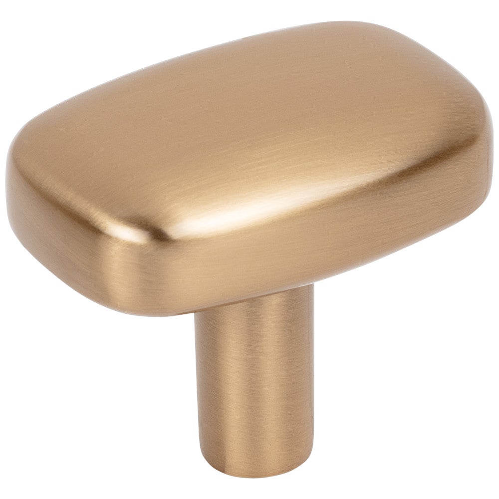 1-1/2" Rounded Rectangle Overall Length Loxley Cabinet Knob - Image 3