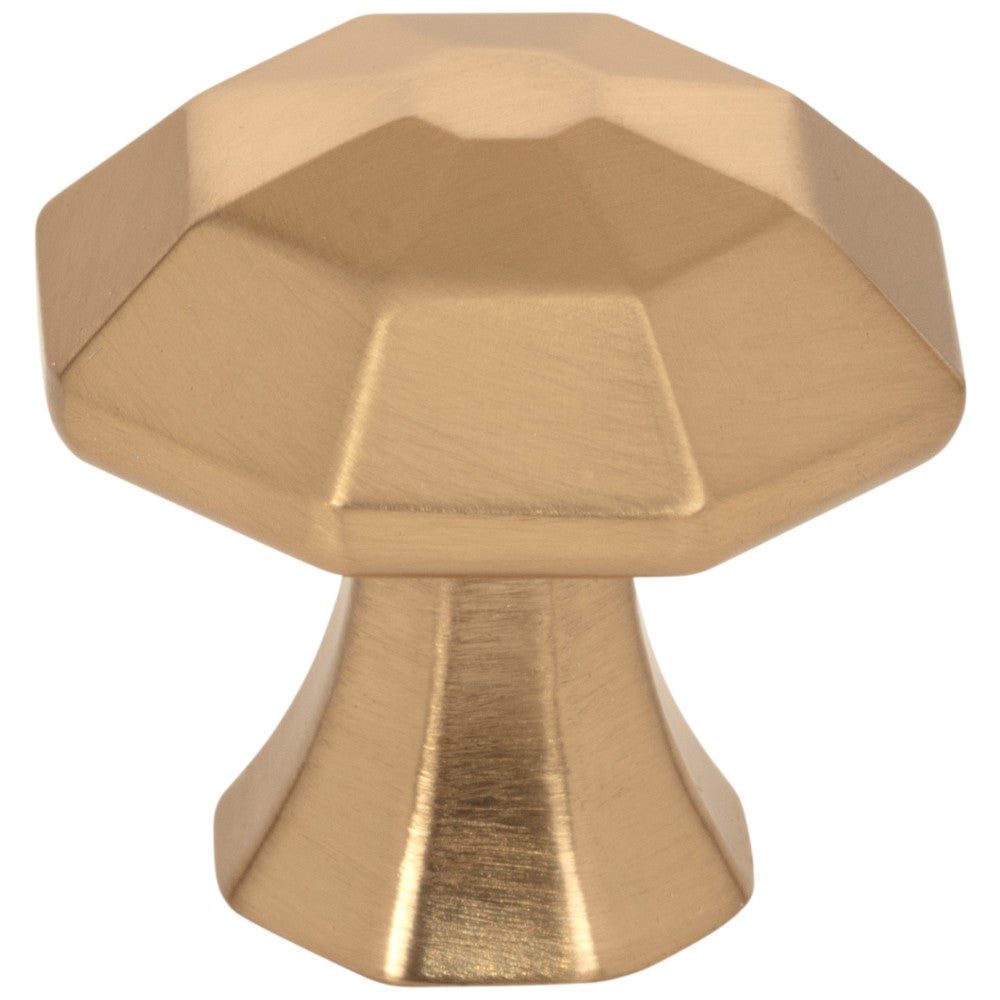 1-1/4" Overall Length Octagonal Wheeler Cabinet Knob - Image 4