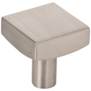 1-1/8" Overall Length Square Dominique Cabinet Knob