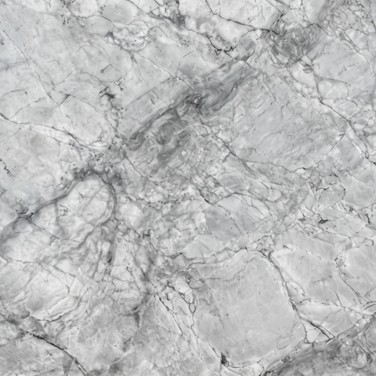 Super White Calacatta Marble countertop — closeup view