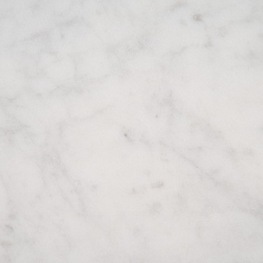 White Carrara Marble countertop — closeup view